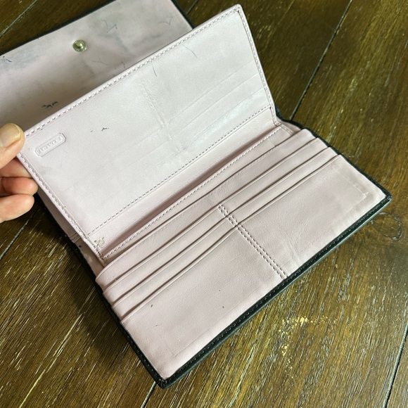 Vintage Coach tri fold wallet & checkbook holder - Picture 6 of 14